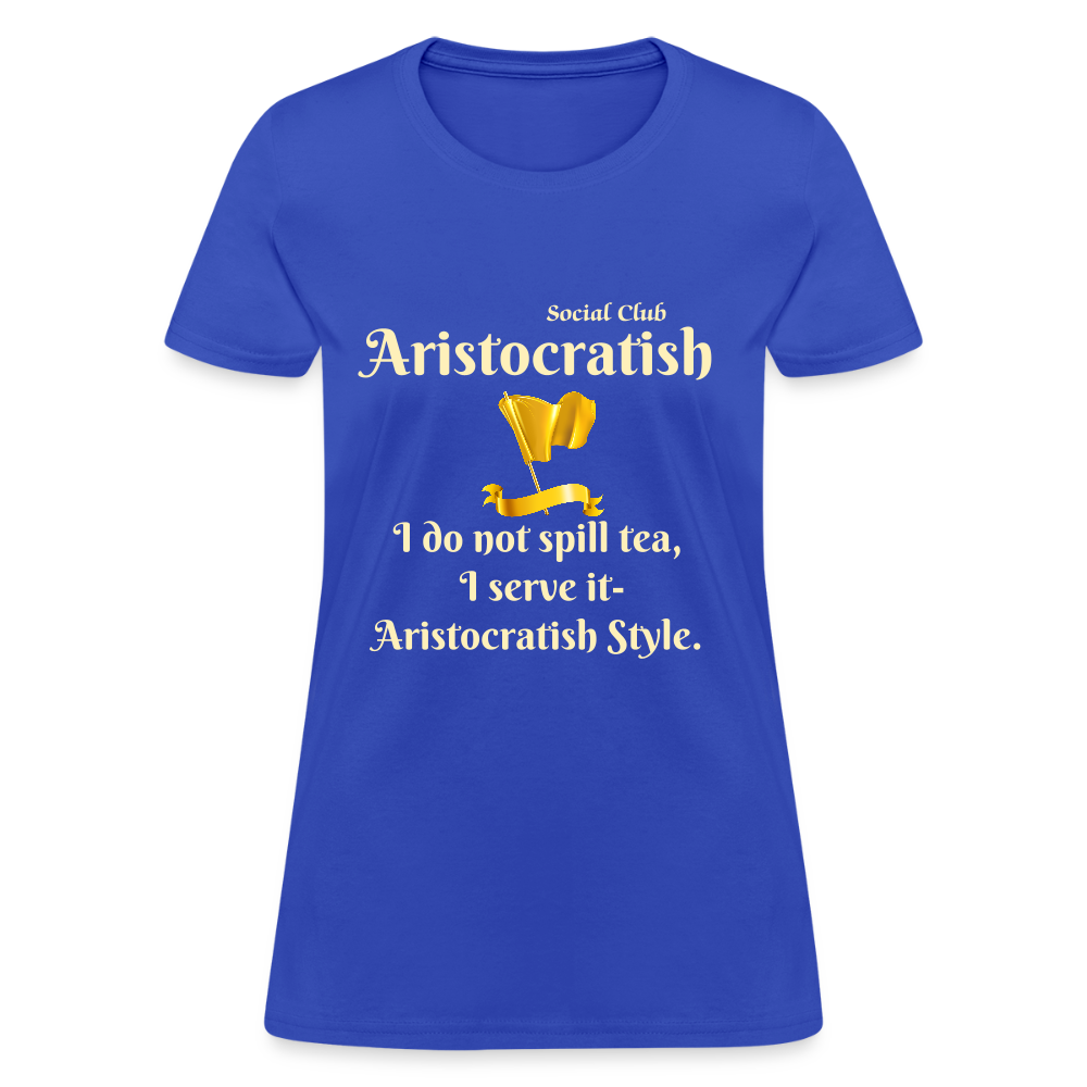 Aristocratish Social Club: Serve It - royal blue